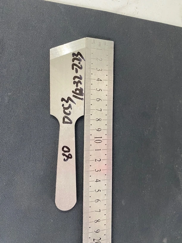日本进口Dc53冷作磨具钢斜头裁皮刀已开v