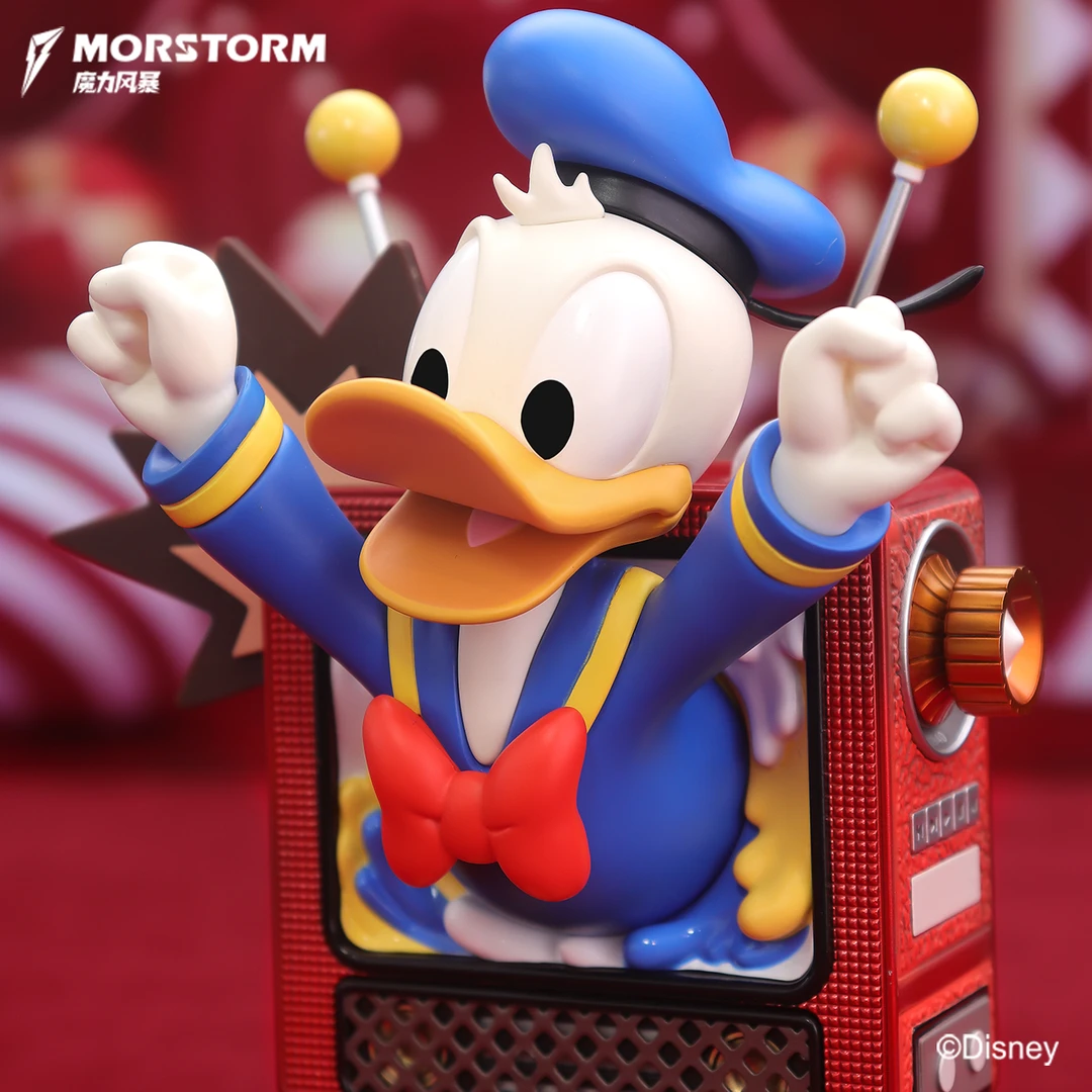 Disney/迪士尼Morstorm 电视机唐老鸭 官方正版授权潮玩惊喜手办