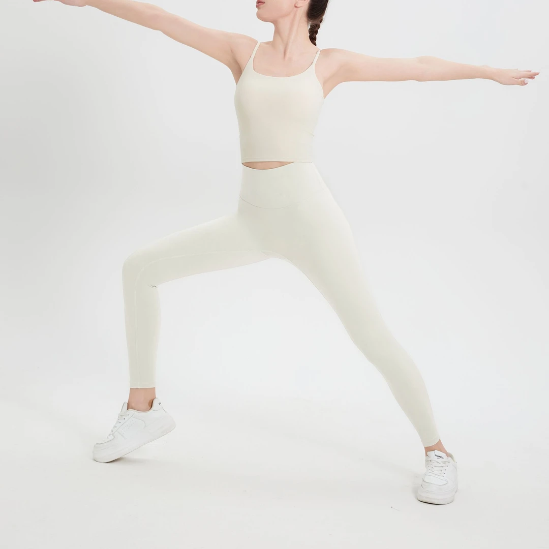 JIAOLA/蕉拉裸感瑜伽裤高腰提臀无尴尬健身运动日常外穿透气亲肤