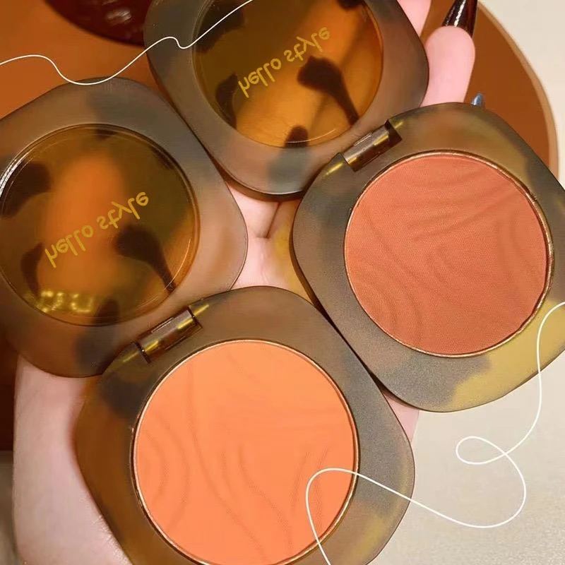 2024超火琥珀腮红粉饼显色裸妆胭脂粉质细腻自然立体