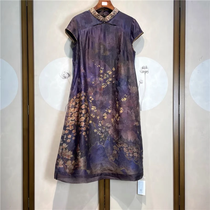 桑蚕丝连衣裙专拍链接-扣号下单-备注编码288-568