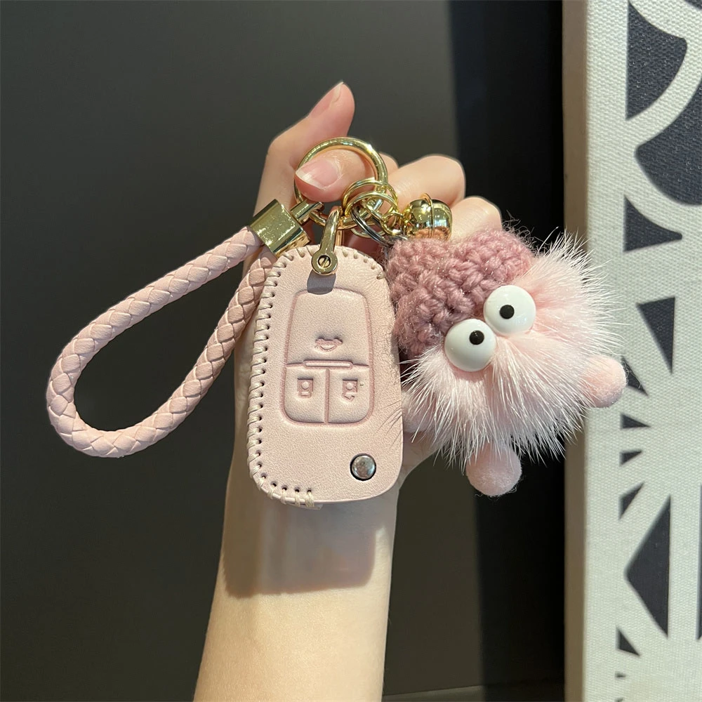 雪佛兰钥匙套24款科鲁泽科沃兹迈锐宝壳科鲁兹包赛欧3真皮创酷扣