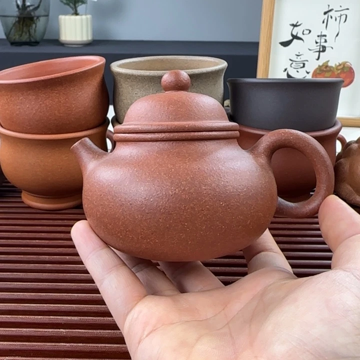 紫砂茶壶微瑕容天老版本195ml