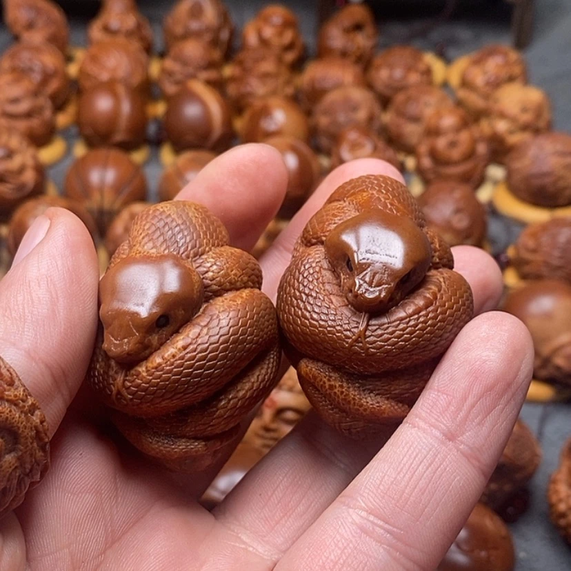 【闪购商品】橄榄核雕琦**了