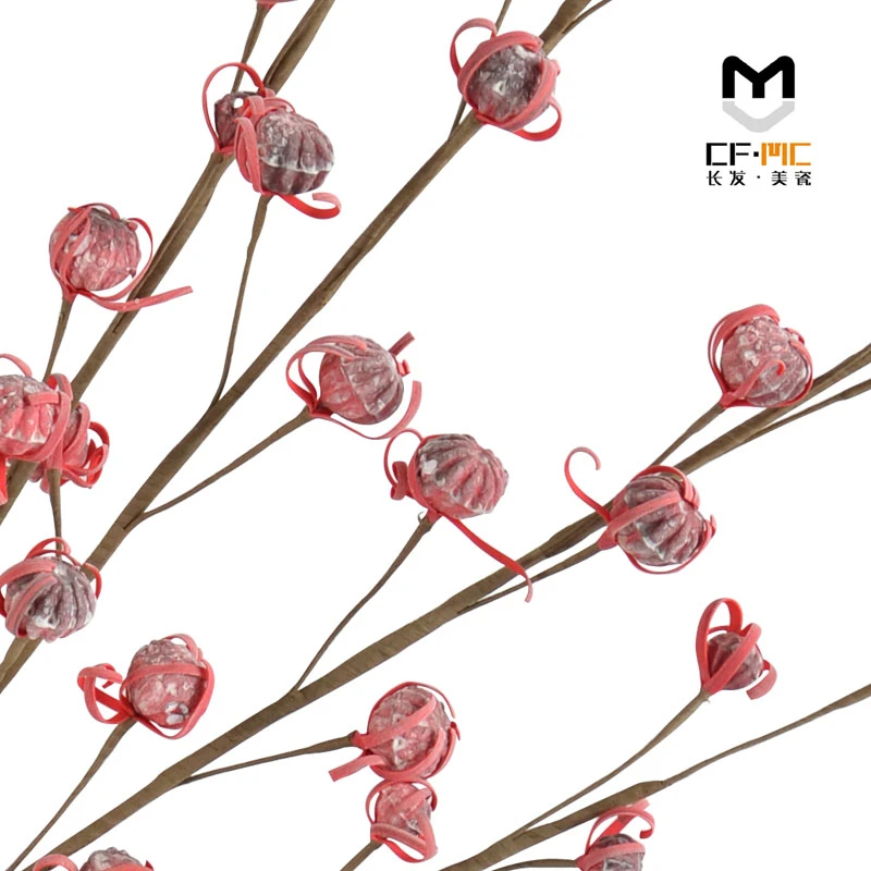 北欧仿真花假花花束树枝绢花干花摆放花艺客厅餐桌花瓶插花装饰