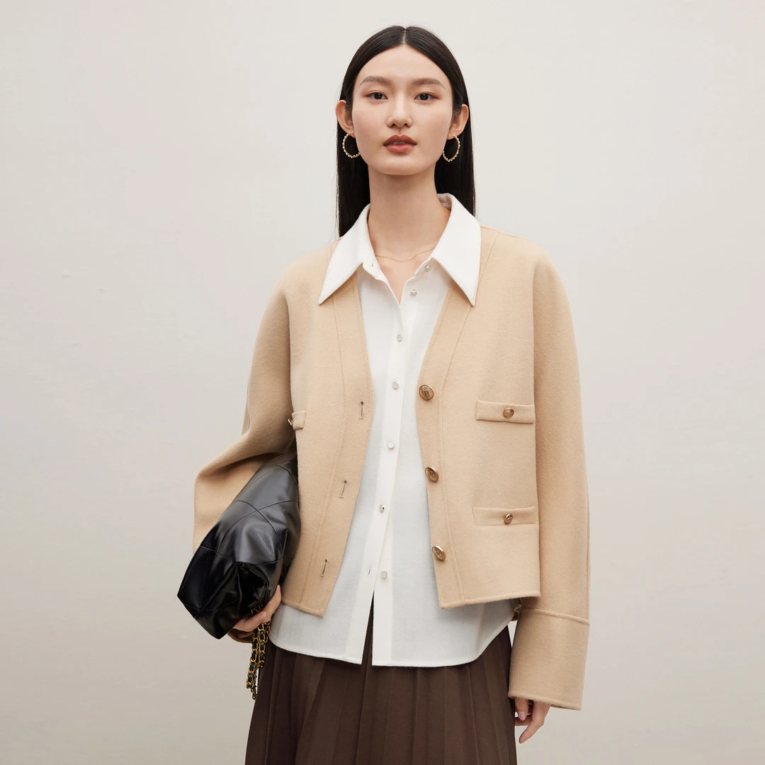 【达人专享】DC-NICE毛呢外套T23402D3728