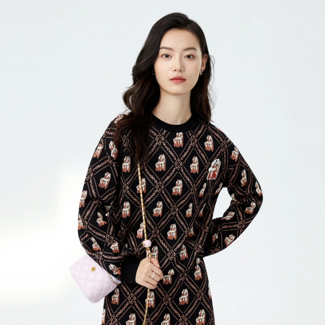 【专柜同款】DC-NICE毛针织衫