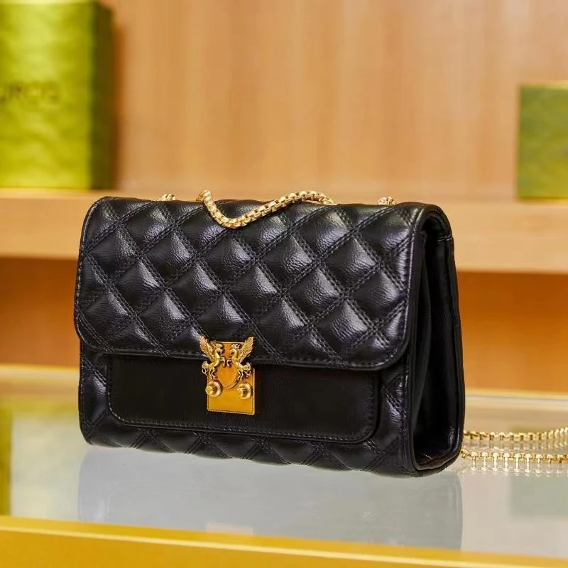 【粉丝专享】2025新款小香风时尚百搭单肩潮流经典天马扣女包