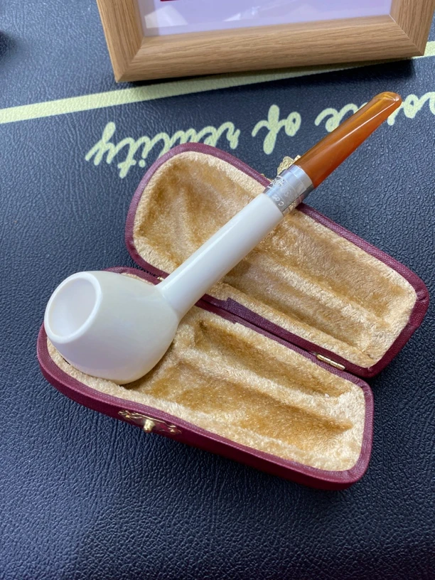 海泡石烟斗Hcor火山军插18*31