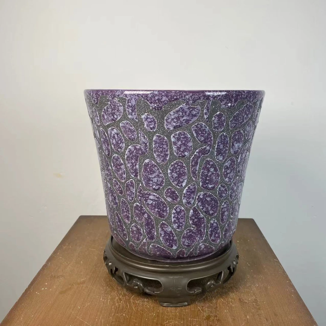 多肉花盆陶瓷花盆直播兰花花盆直播间现场直播卖货小花盆