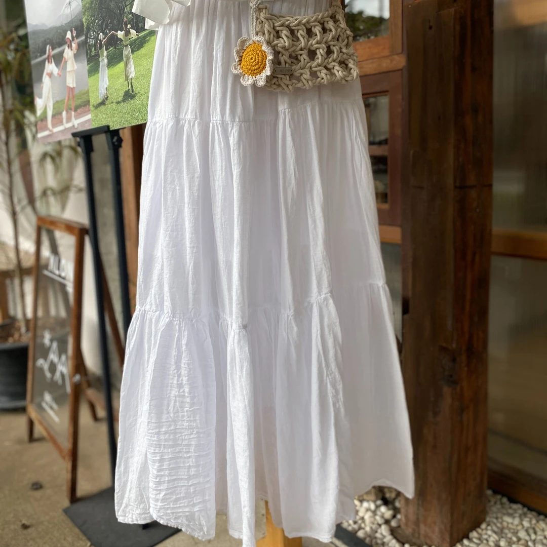 taya 2024新款 纯棉蛋糕裙半身裙