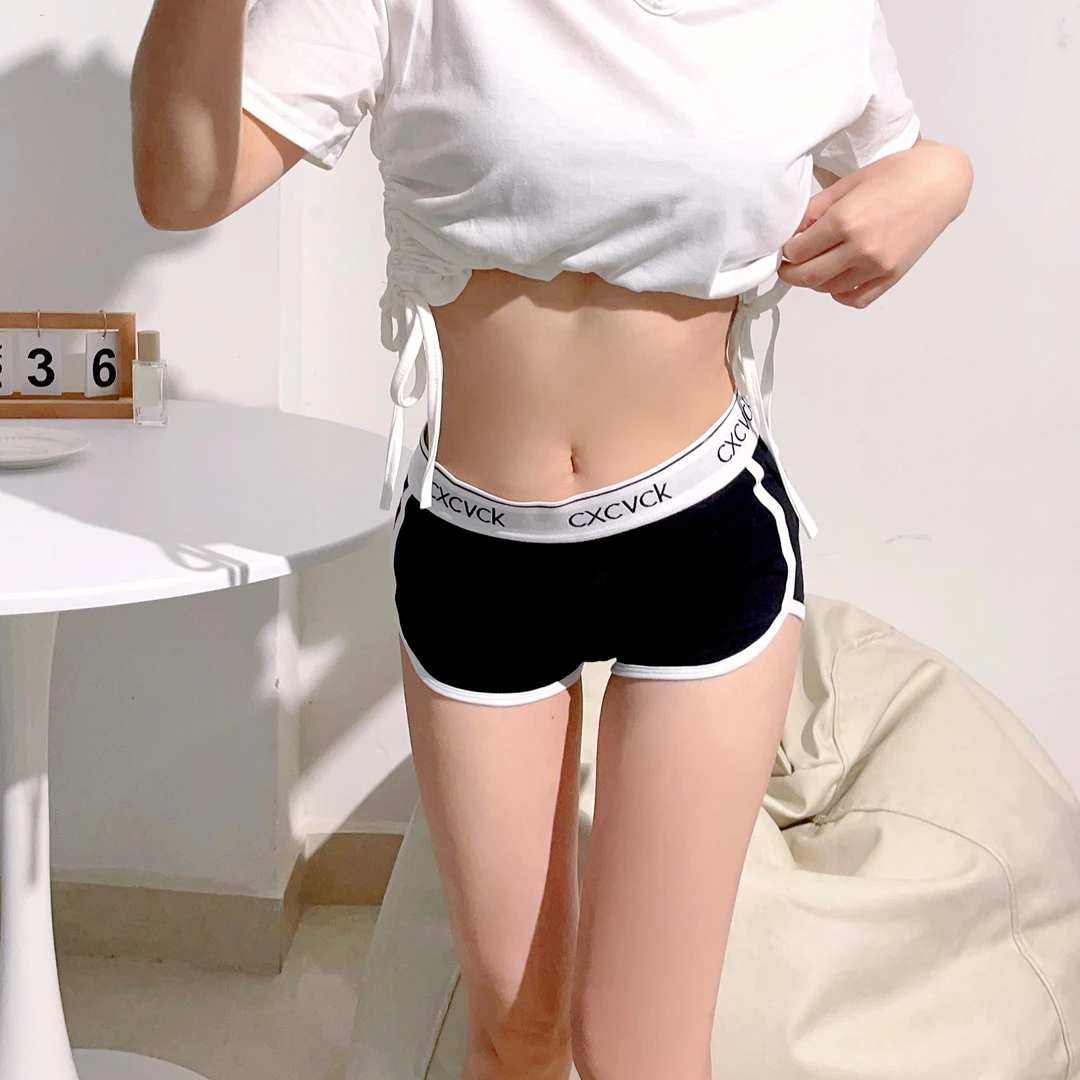 Cxcvck短裤女棉质运动居家裤瑜伽健身裤夏天外穿真理裤热裤安全裤