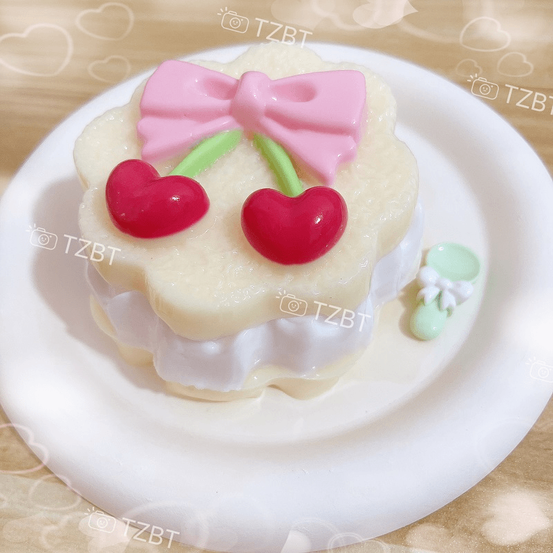 【玲娜贝贝+星之卡比】【爆浆奶油感/慢回弹】纯手工DIY食品硅胶捏捏