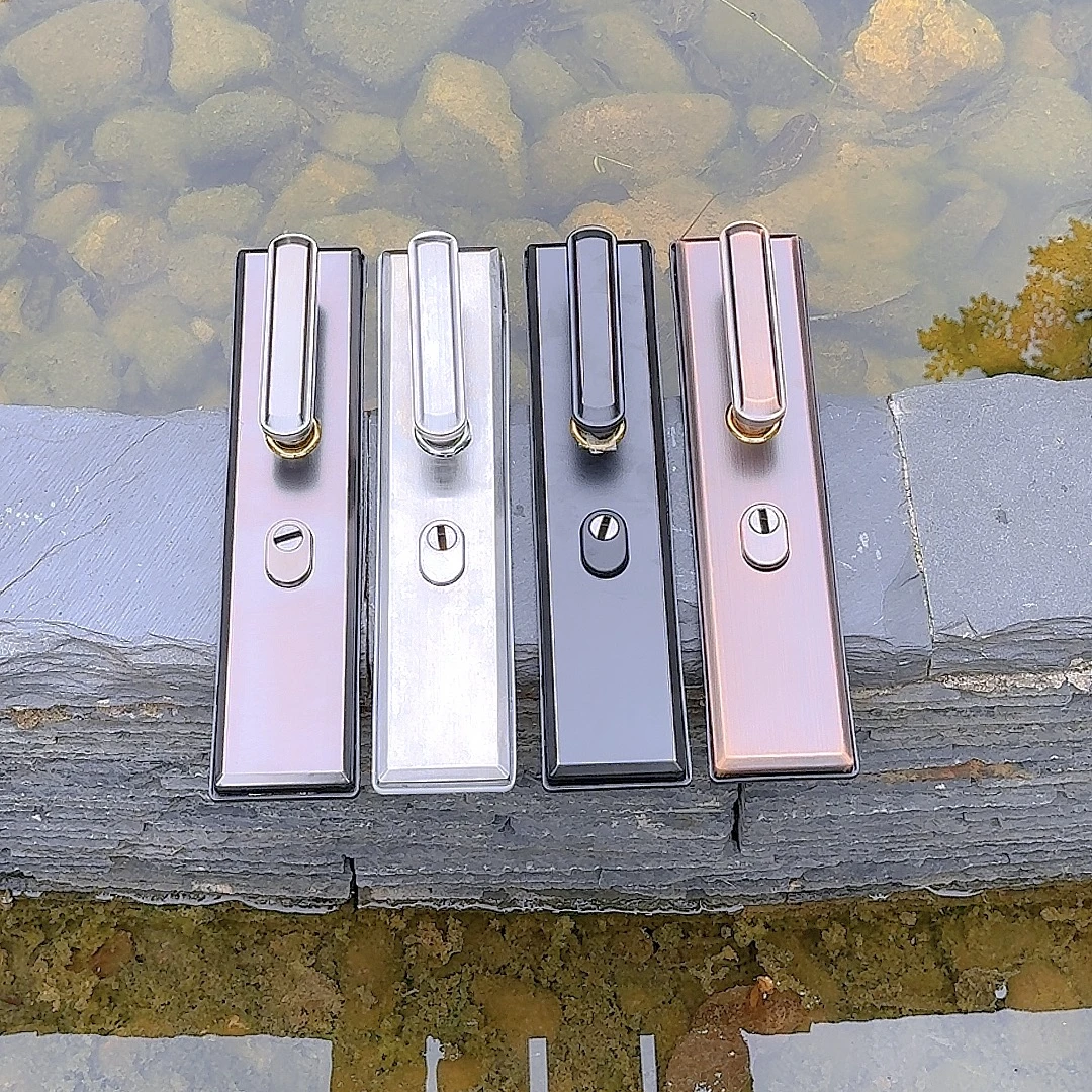 （拍一发5)不锈钢防盗门拉内加衬通用尺寸不起皮不掉色不氧化黑色