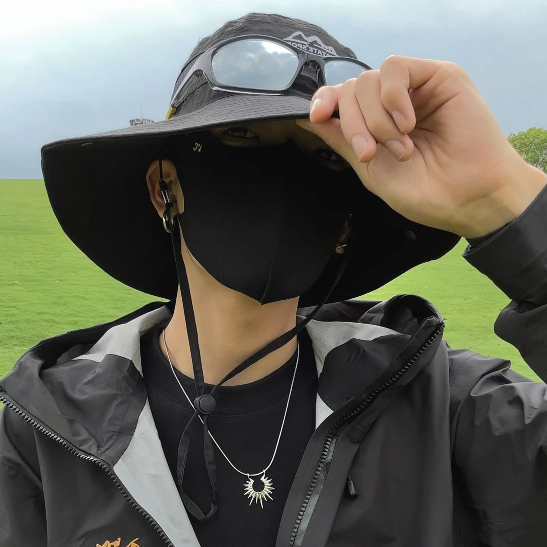 夏款大头围+大帽檐+网眼透气+速干干爽+春夏+登山遮阳帽