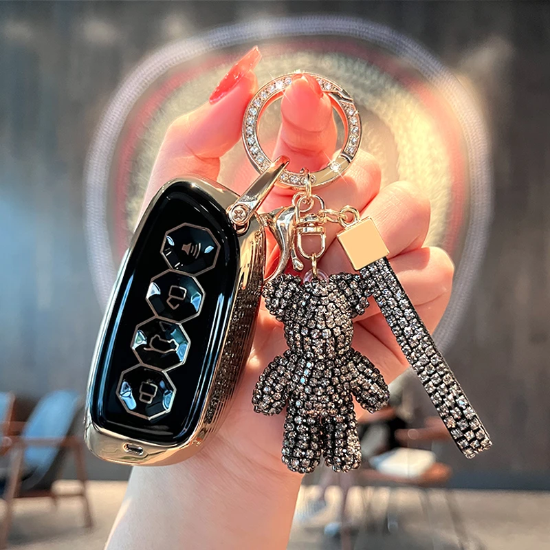 哈弗枭龙max钥匙套专用哈佛神兽h8酷狗h7骁龙h1女士h4壳扣包汽车