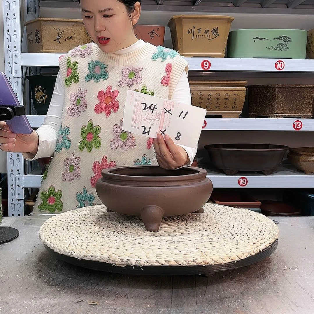 紫砂花盆紫砂花盆