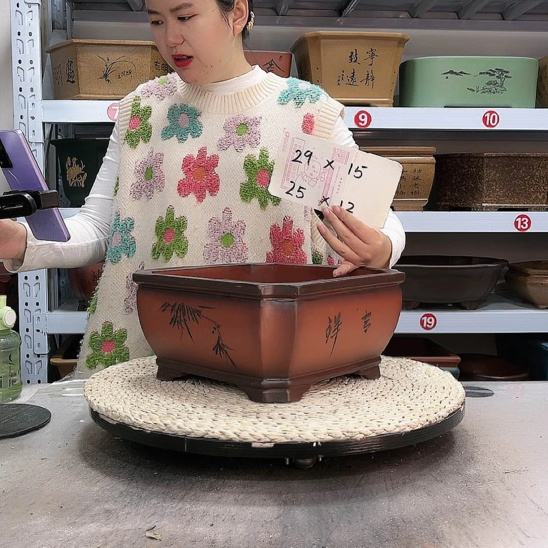 紫砂花盆紫砂花盆
