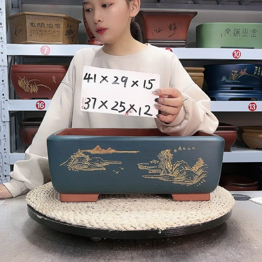 紫砂花盆紫砂花盆
