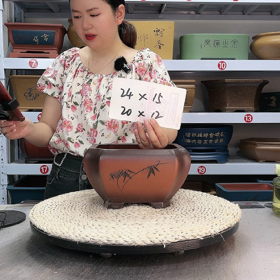 紫砂花盆紫砂花盆
