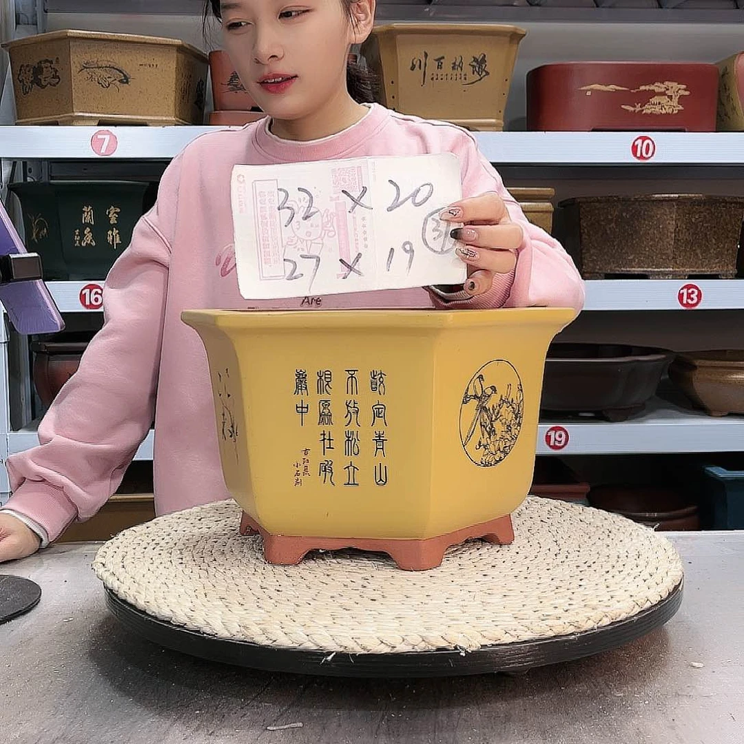 紫砂花盆紫砂花盆