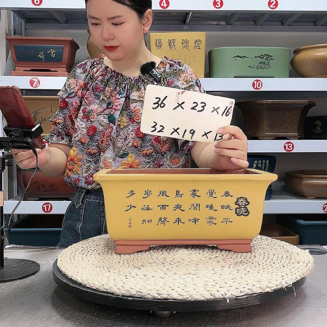 紫砂花盆紫砂花盆