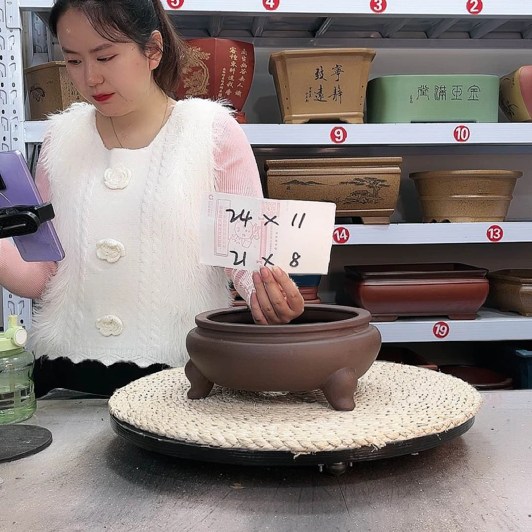 紫砂花盆紫砂花盆