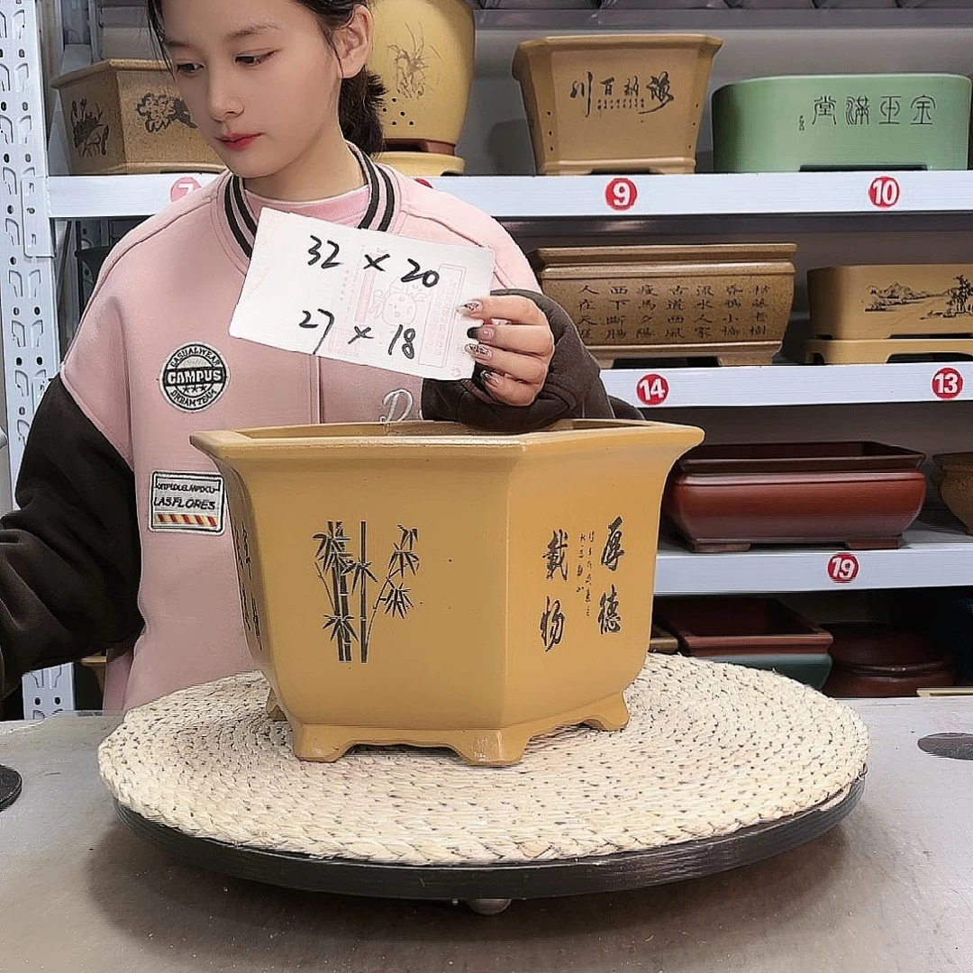 紫砂花盆紫砂花盆