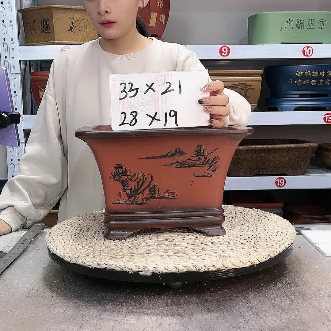 紫砂花盆紫砂花盆