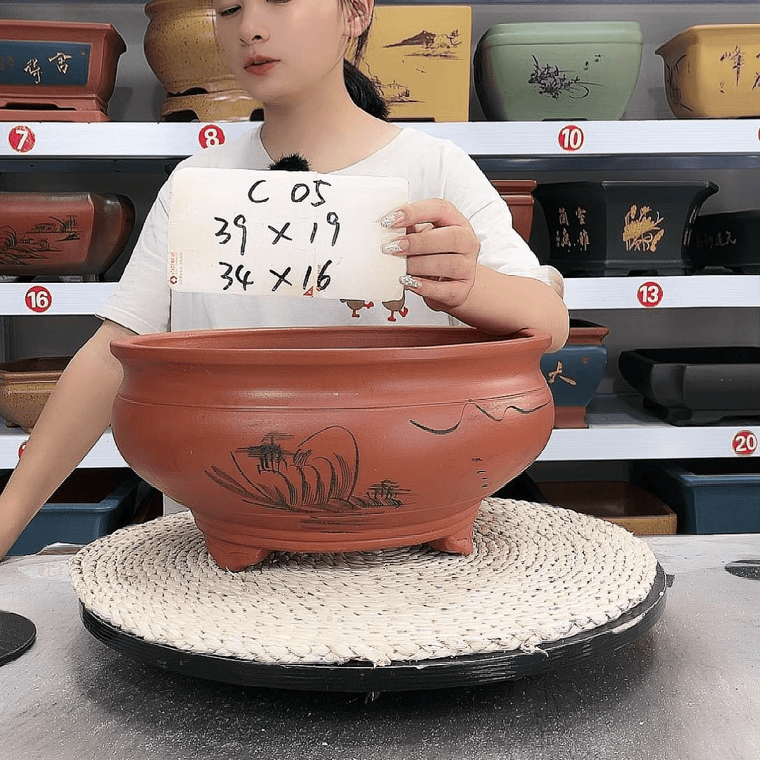 紫砂花盆紫砂花盆