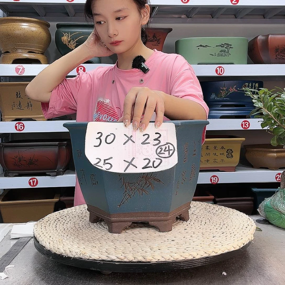紫砂花盆紫砂花盆