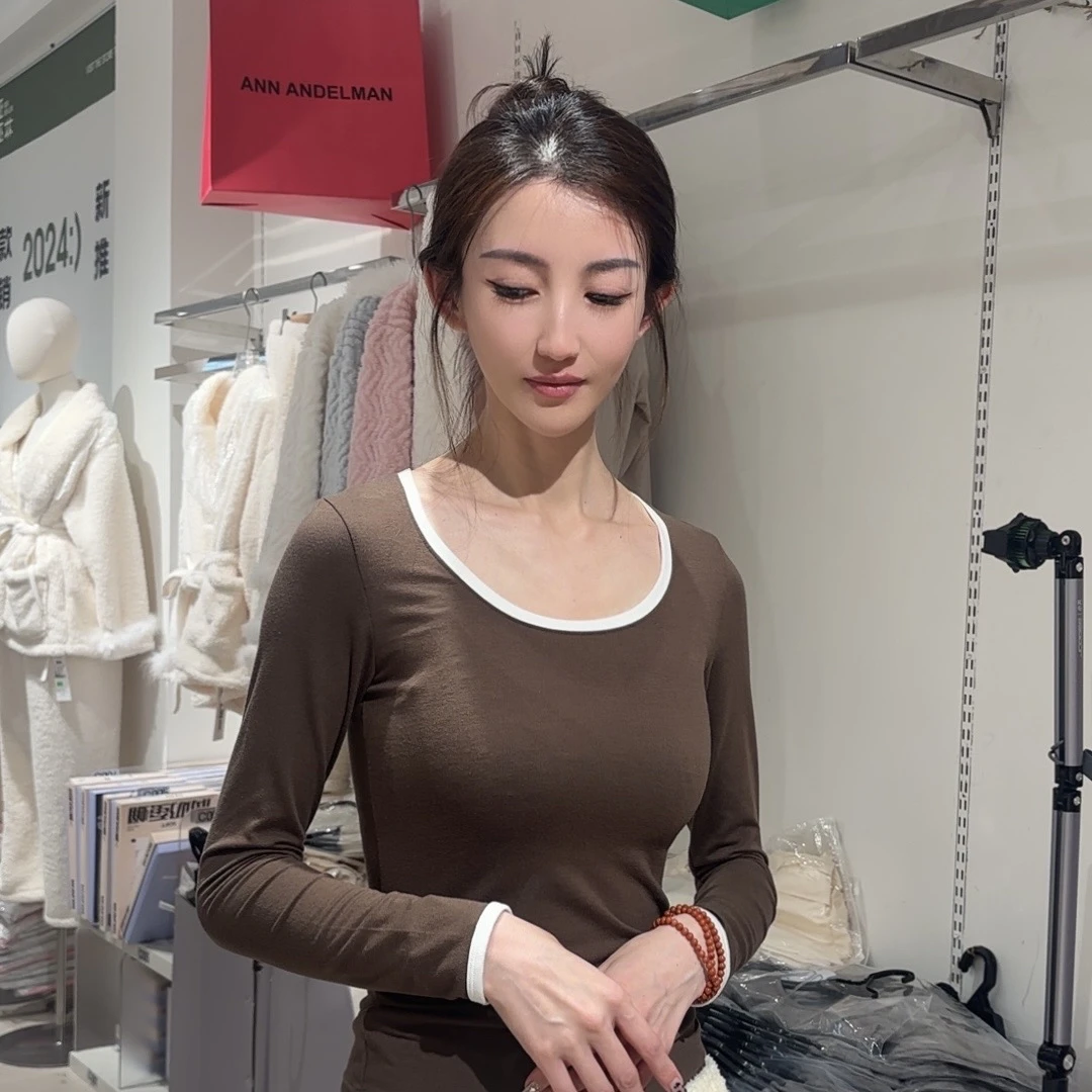 ［套装］23448秋冬北海道桑蚕丝修身显瘦