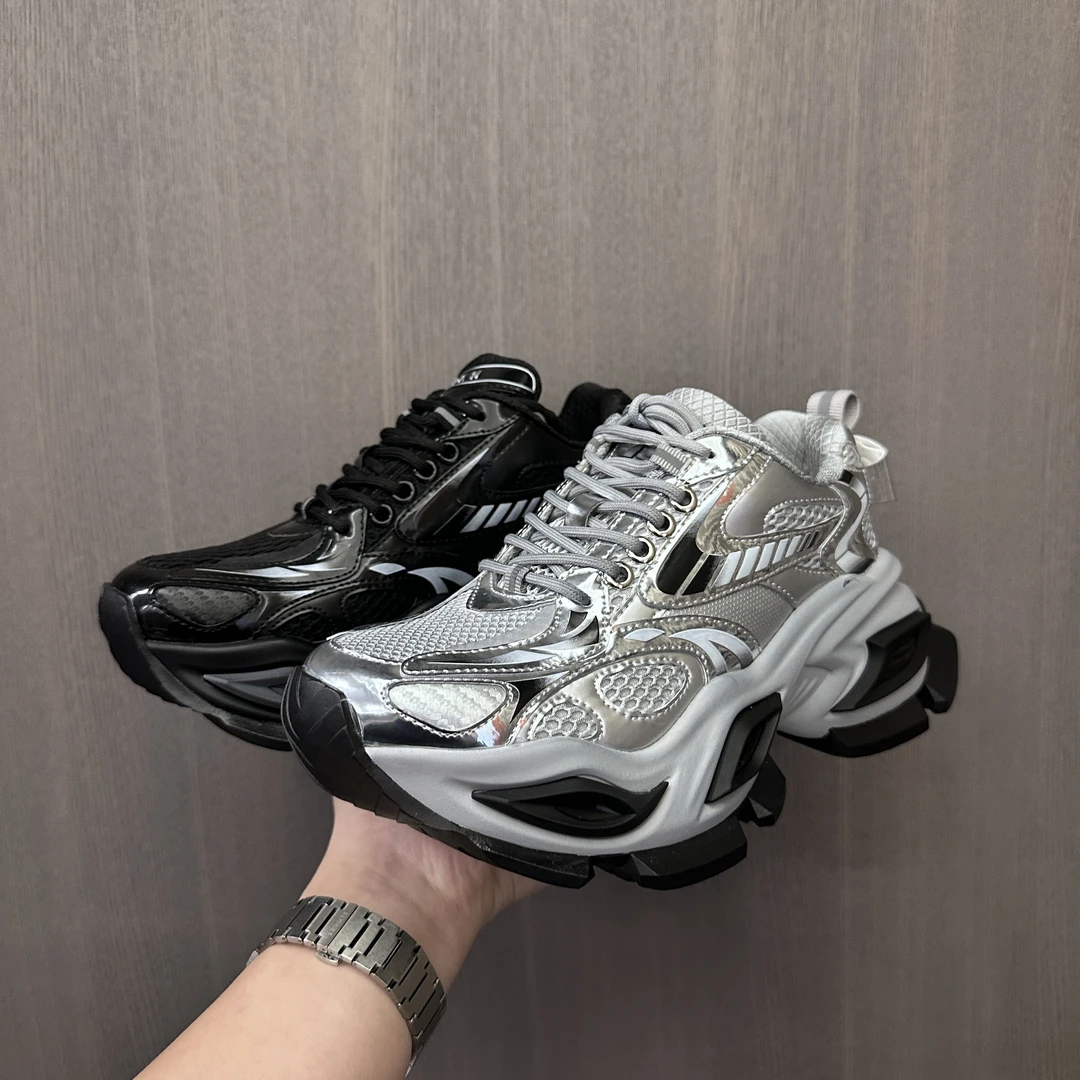 【巴比 chong】情侣款老爹鞋厚底明星同款低帮小众时尚百搭增高复古