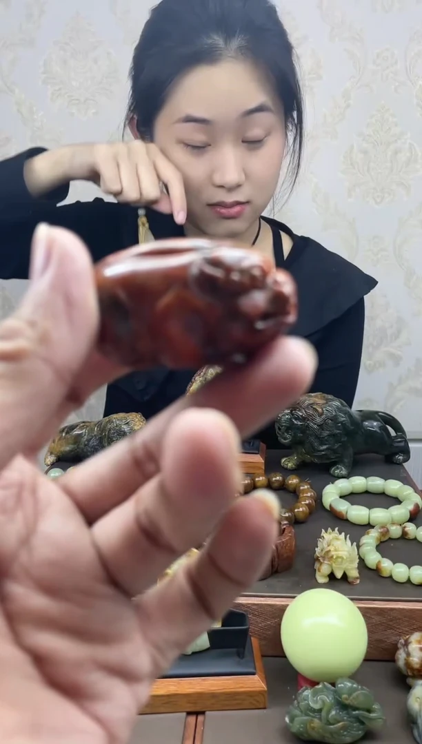 【闪购商品】岫岩河磨玉（透闪石质玉）手把未镶嵌貔貅