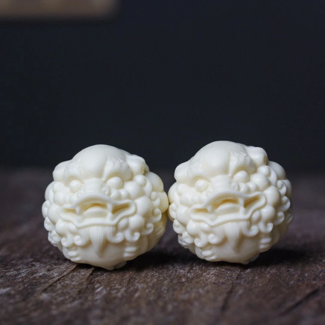 菩提果精雕手把件貔貅手球文玩健身保健球盘玩手把球国潮摆件