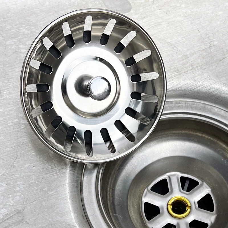 厨房水槽过滤网洗菜盆漏水塞不锈钢洗碗池水池塞子封水盖堵水塞子