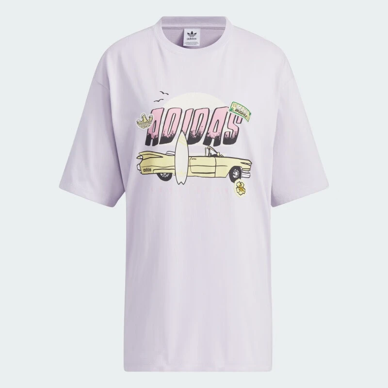 阿迪三叶草休闲时尚系列TEE SS女款T恤/短袖IW6298