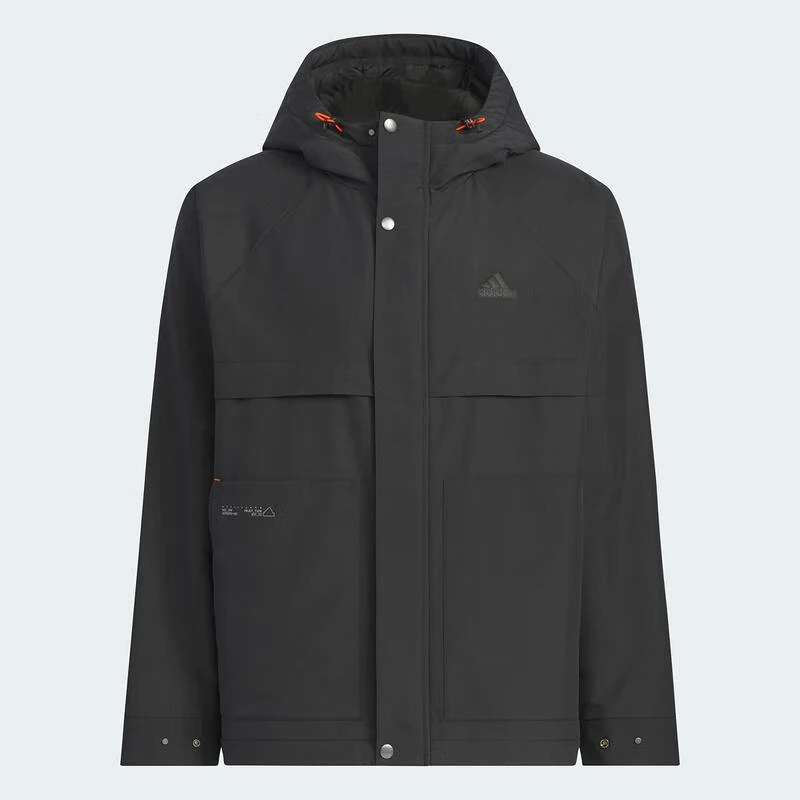 adidas/阿迪达斯男抗风透湿疏水运动休闲连帽夹克城市机能JI8680