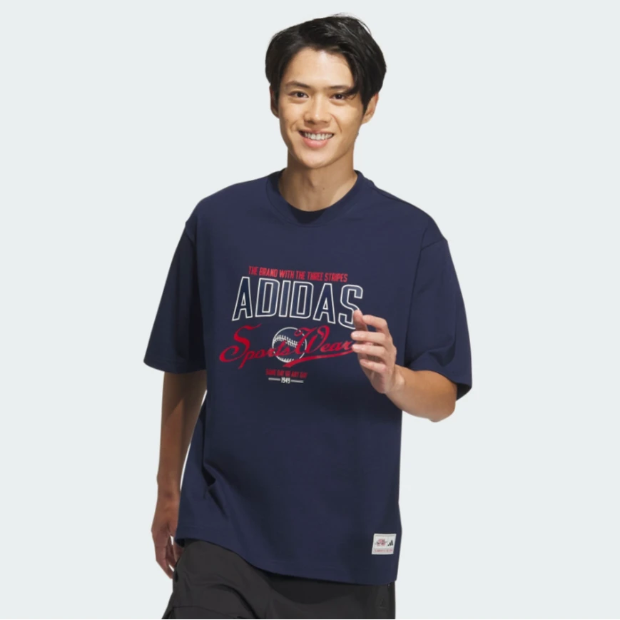 Adidas/阿迪达斯休闲时尚系列TEE SS新品男款短袖T恤JN9473