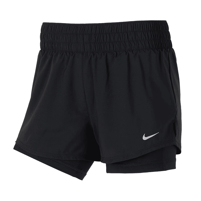 NIKE/耐克ASWNKONEDFMR3IN2N1SRT休闲训练女款短裤DX6013-010