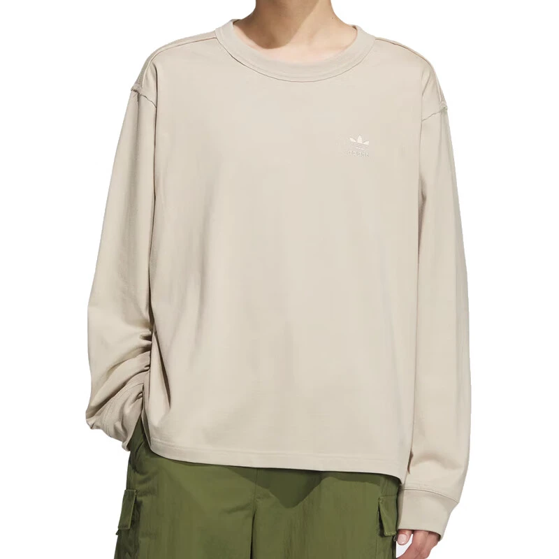 阿迪三叶草休闲时尚系列TEE LS夏款通款长袖T恤JG1522
