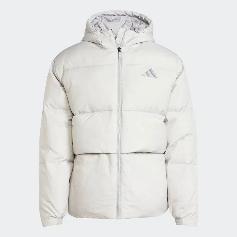 Adidas/阿迪达斯拒水防泼保暖运动休闲530蓬连帽鸭绒羽绒服JG5941