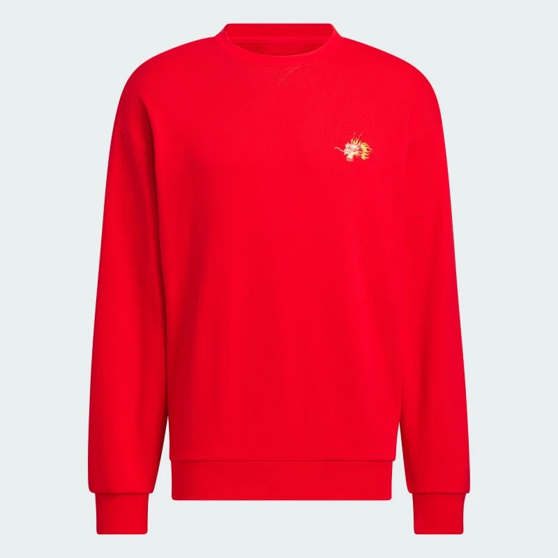 阿迪达斯男款休闲时尚系列SWEAT CREW卫衣/长袖/套头衫JE6108