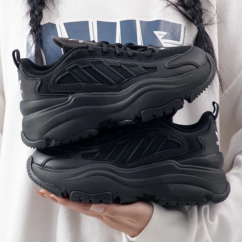 阿迪达斯 三叶草女鞋24款厚底老爹鞋减震透气运动休闲鞋IG6045