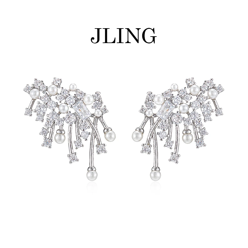 铜合金耳饰 2024秋冬新款4246 气质轻奢时尚简约耳饰