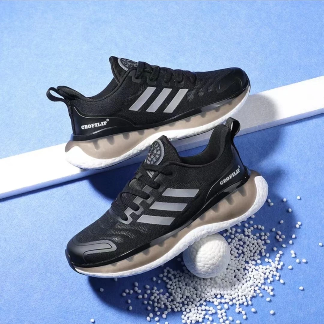 (胖胖）2358新款爆米花透气跑步鞋休闲网时尚百搭减震潮鞋跑鞋轻便