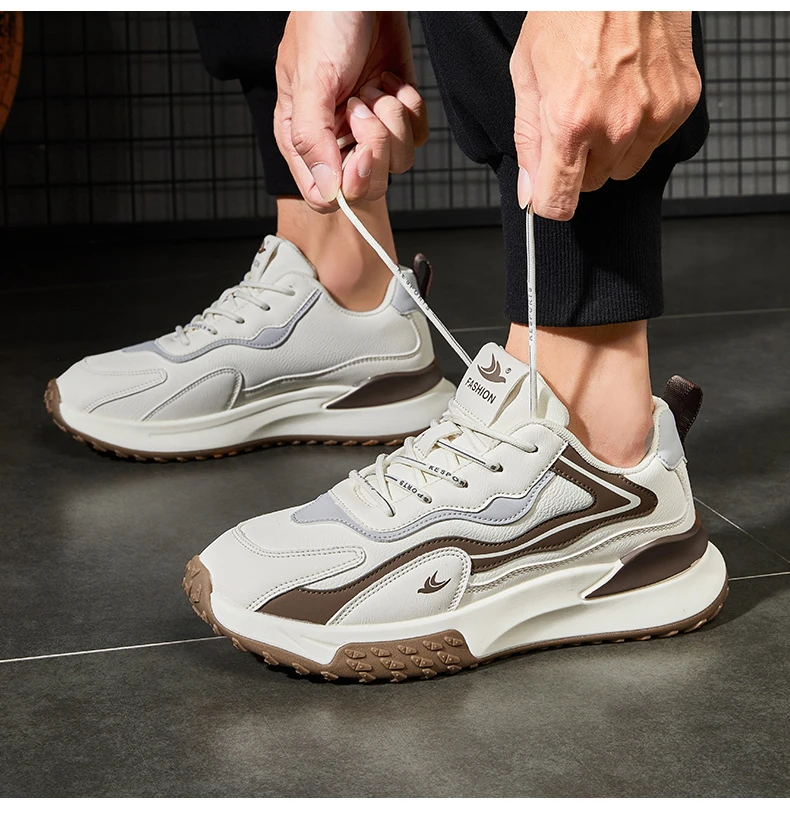 （胖胖）8818秋冬新款跑步鞋休闲跑步鞋男士百搭黑色潮流时尚潮鞋