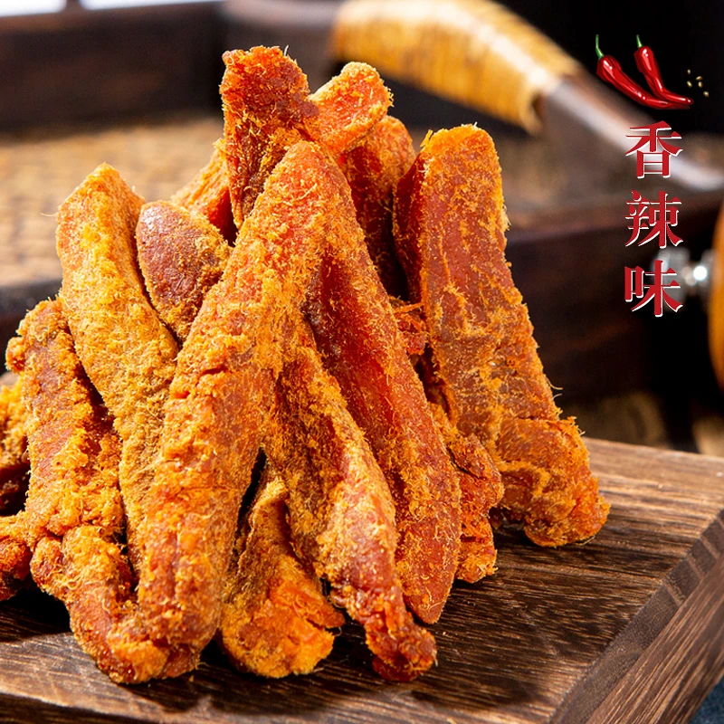 手撕高蛋白鸡胸肉条袋装整切即食肉干嚼劲鲜香麻辣解馋零食高蛋白