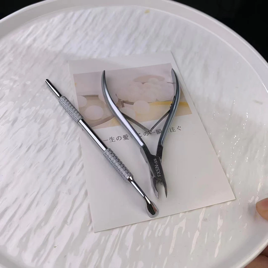 高端进口死皮剪美甲专业修指甲倒刺去死皮美甲店专用工具5mm刀口