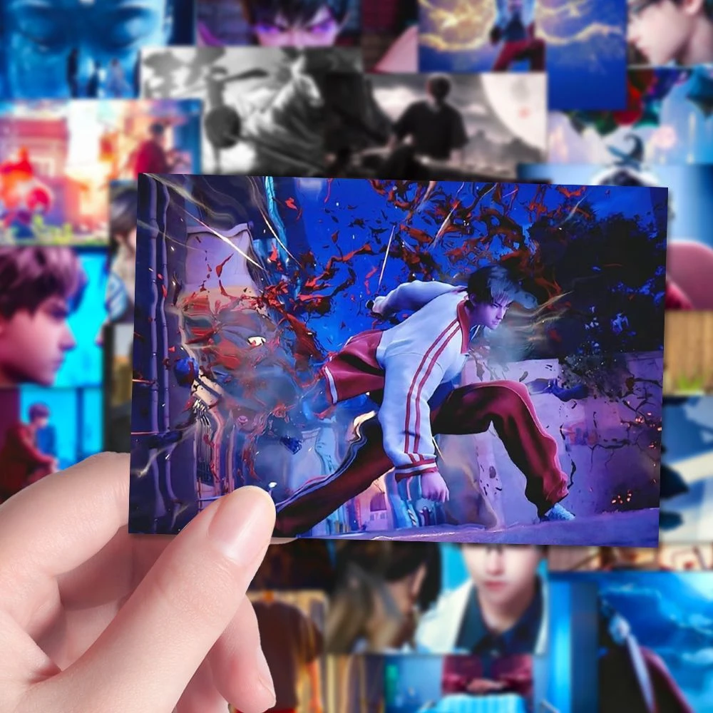 64张林七夜贴纸斩神之凡尘神域国漫周边装饰手机桌面diy手账贴画